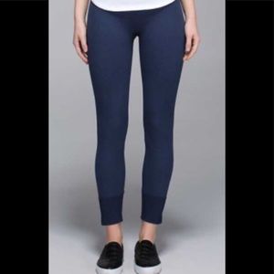 Lululemon Ebb to Street Navy Yoga Pant